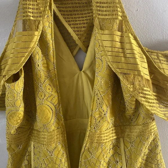 Anthropologie A Devyn Rae EMBROIDERED ROMPER size L - Picture 13 of 16